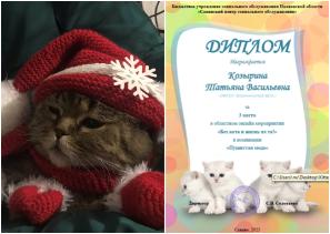  Участие в областном онлайн - конкурсе для граждан пожилого возраста «Без кота и жизнь не та!» 