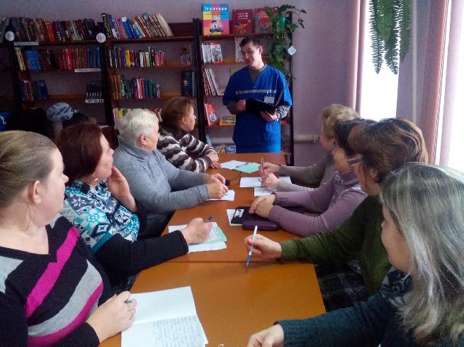 Занятие в «Школе здоровья» на тему  «Профилактика гриппа и простудных заболеваний в зимний период»