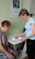 Благодарность социальному работнику ( Елене Пыровой)
