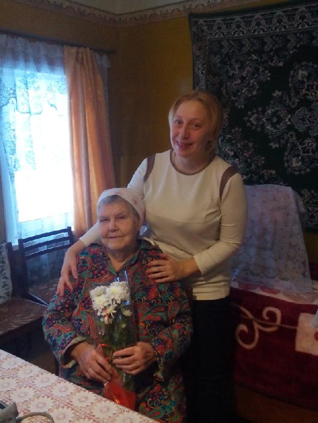 Добрая традиция -  поздравление  юбиляров