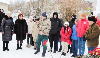 Участие в торжественном митинге, посвященном 35-ой годовщине вывода советских войск из Афганистана