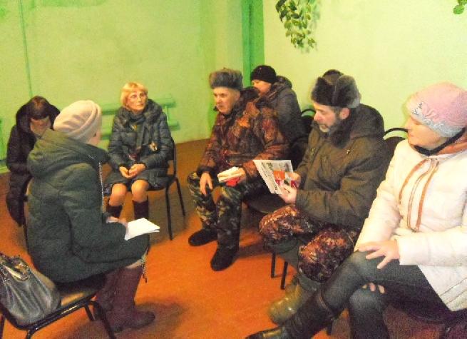 Выезд мобильной бригады в с.Сорхта 