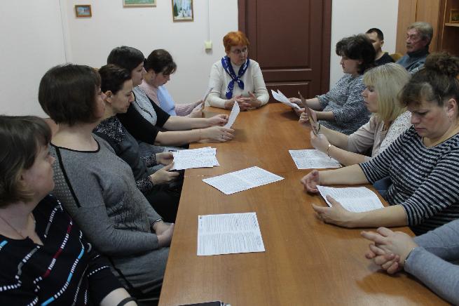 Занятие в школе здоровья