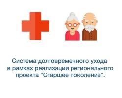 Новая практика «Система долговременного ухода»
