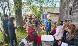 Выезд мобильной бригады в д. Воронцово Марковского сельского поселения          