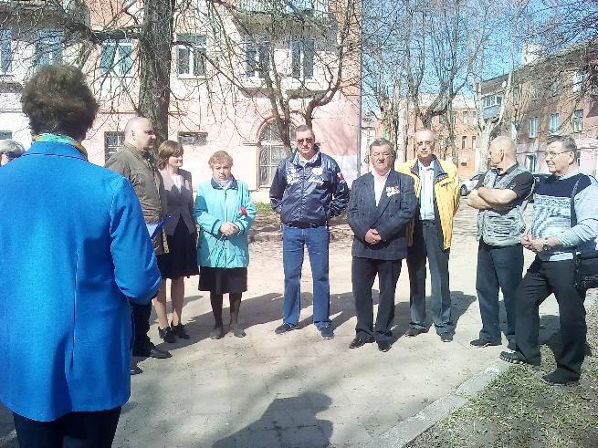 Митинг, посвященный Дню памяти Чернобыльской катастрофы.