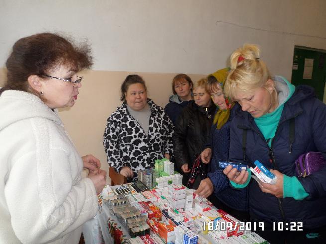 Занятие в" Школе здоровья" с. Марково