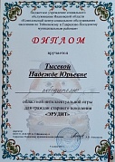 Участие в областной интеллектуальной игре для граждан пожилого возраста «Эрудит»
