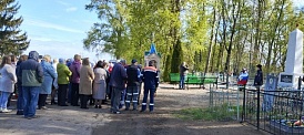  Участие в траурной панихиде, торжественных митингах,  в районном автопробеге 