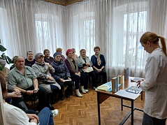 Занятие в «Школе здоровья» на тему «Роль вакцинации в жизни человека».