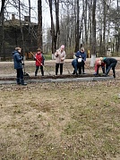 Участие сотрудников Центра в субботнике по облагораживанию Сквера Памяти
